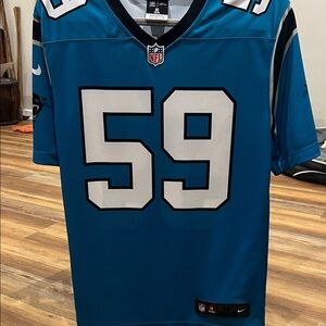 Nike Teal NFL Jersey with Number 59